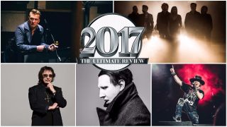 a collage of 2017 artists