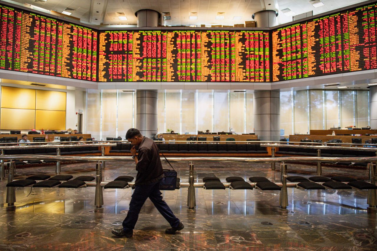 A stock exchange in Kuala Lumpur