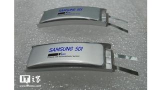 A curved Samsung SDI battery. Credit: ITHome