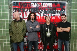 SOAD launch the Hypnotize album in Hollywood, 2005