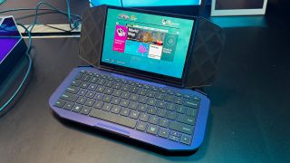 Acer Project DualPlay sitting on a table.
