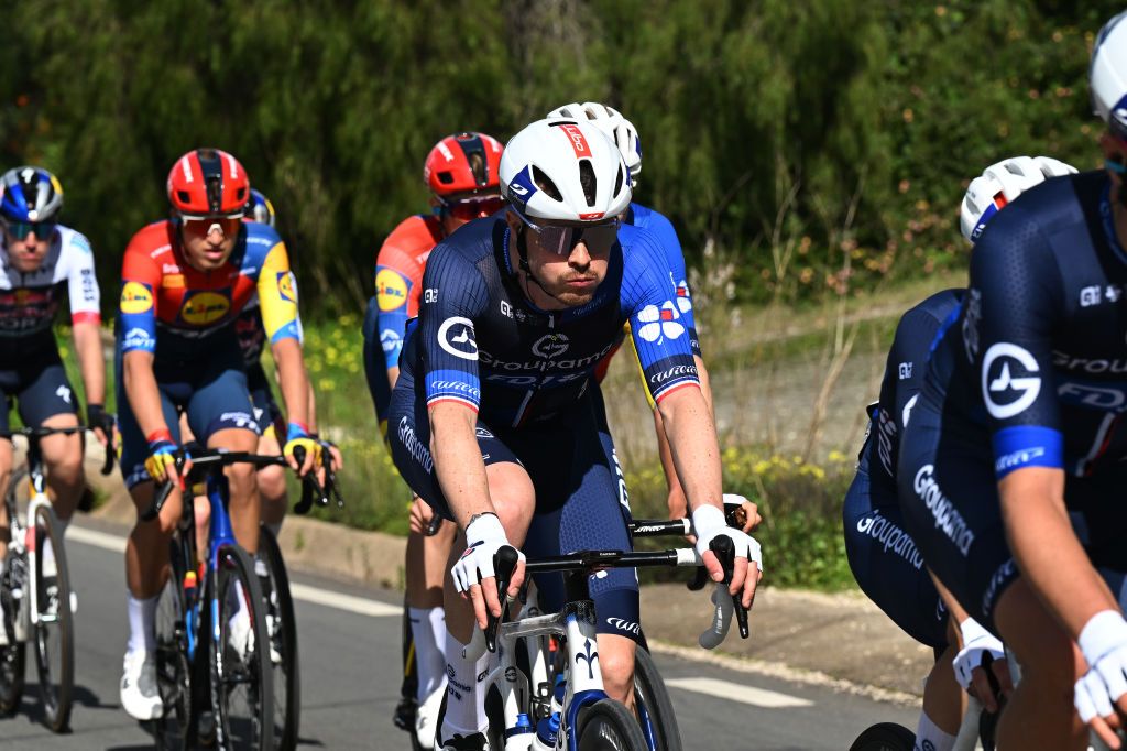 LAGOS PORTUGAL FEBRUARY 19 Remi Cavagna of France and Team Groupama FDJ competes during the 51st Volta ao Algarve em Bicicleta Stage 1 a 1922km stage from Portimao to Lagos on February 19 2025 in Lagos Portugal Photo by Tim de WaeleGetty Images