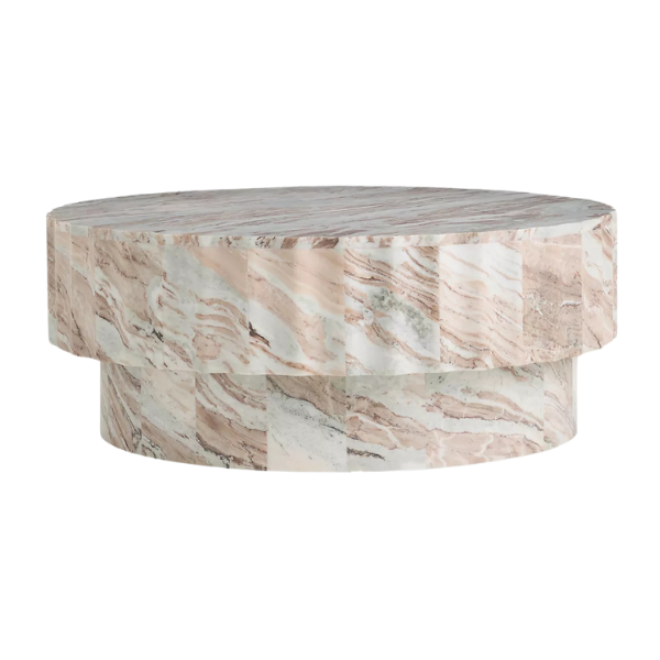 Anthropologie, Jolie Marble Round 36" Coffee Table