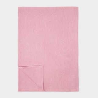 everlane bubblegum pink cashmere scarf flat lay image
