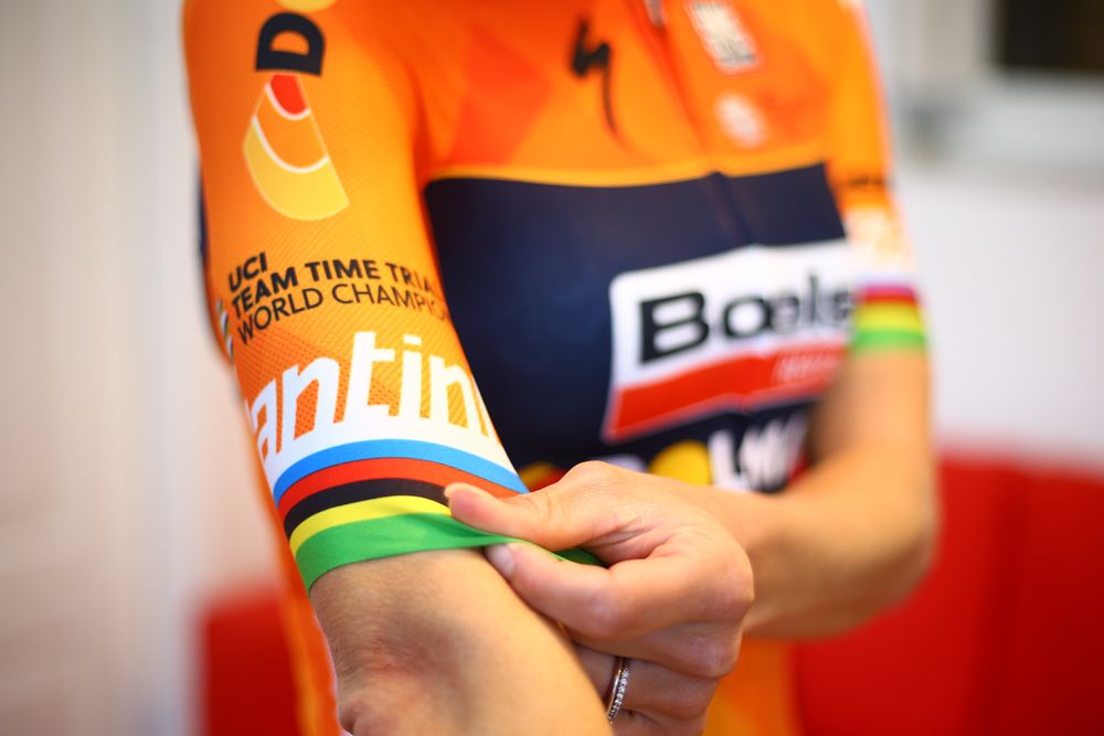 The 2017 Boels Dolmans kit from Santini