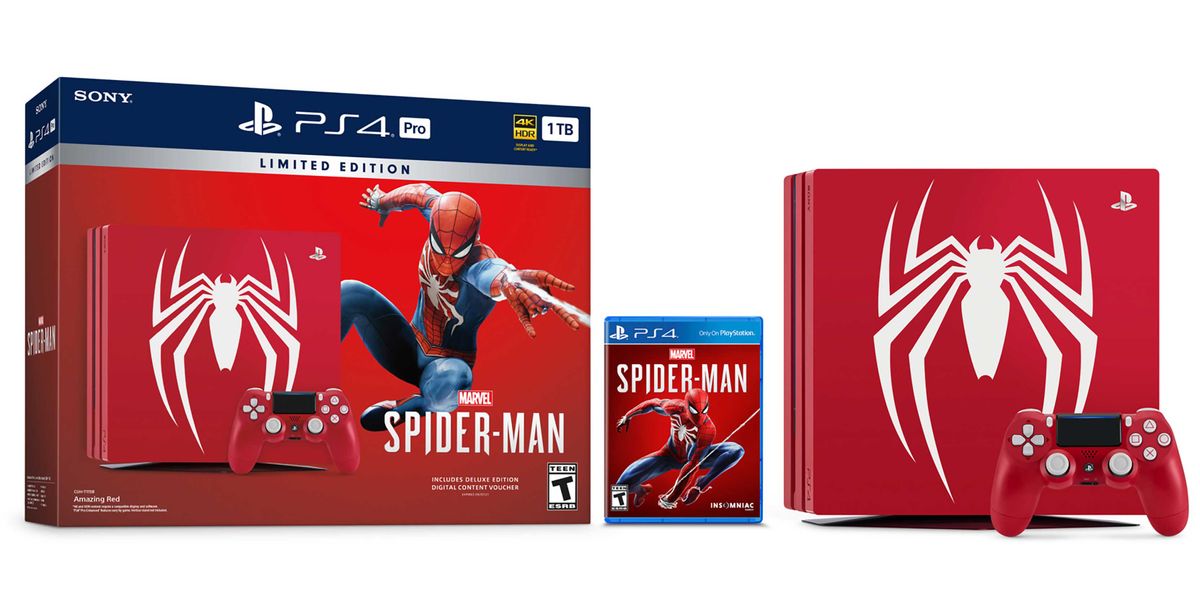 Preorder SpiderMan PS4 Pro bundle for same price as base PS4 Pro