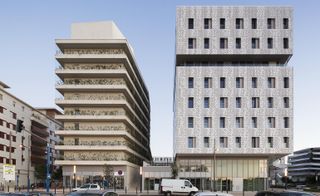 A French mixed use development inspired by Mediterranean traditions completes in Montpellier