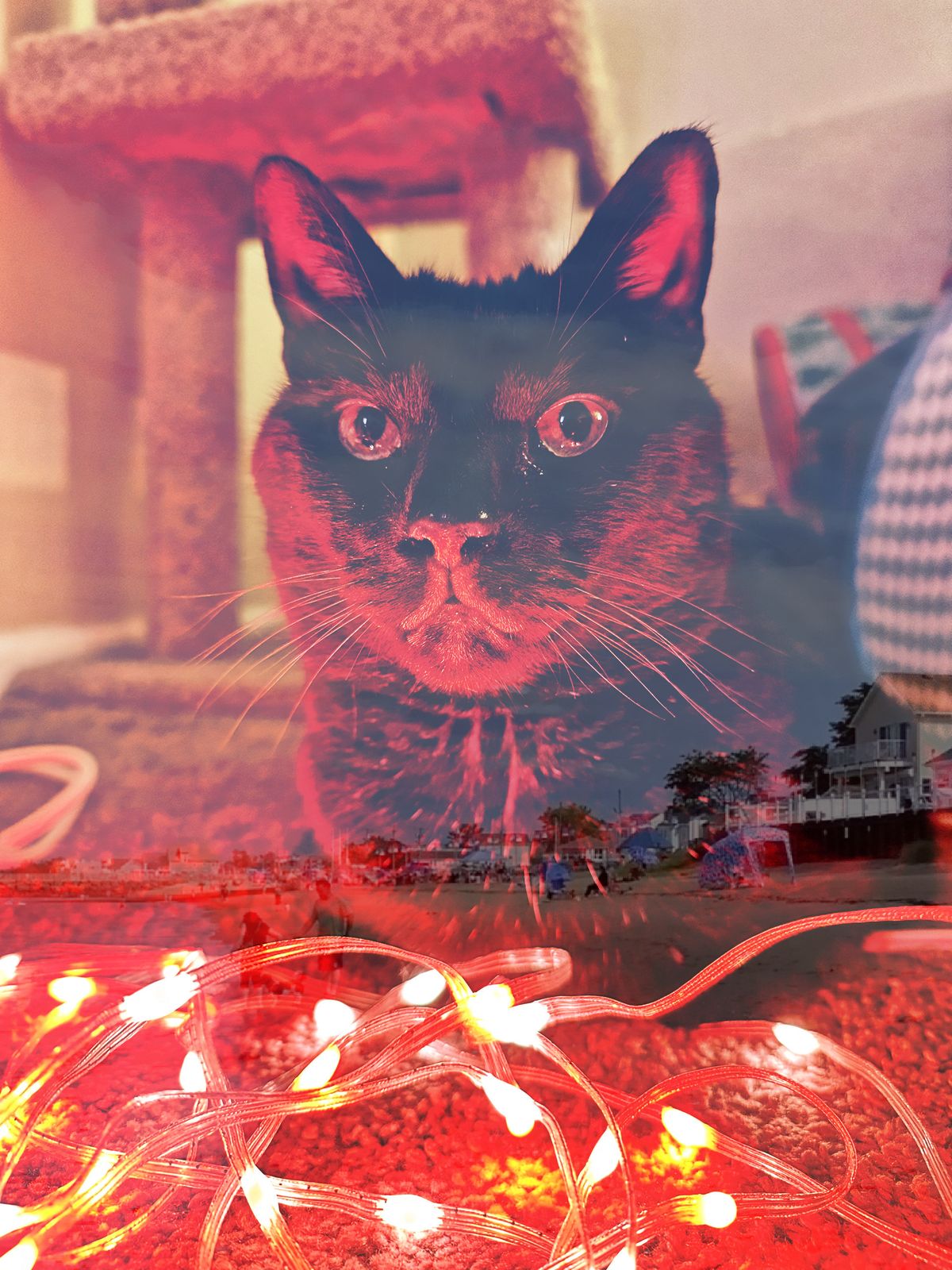 how to make double exposure pictures on iphone.