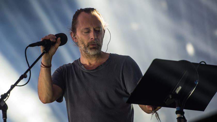 English band Radiohead performs live on stage at I-days Festival. June 17th, 2017