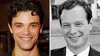 In 'Midas Man' Jacob Fortune-Lloyd will be playing Brian Epstein (on right).