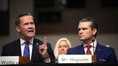 National security adviser Michale Waltz and Defense Secretary Pete Hegseth