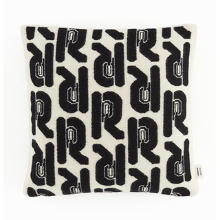 A 'R' logo cushion cover