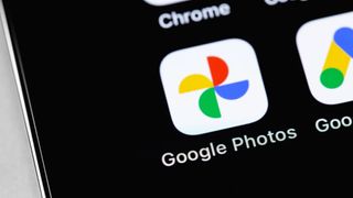 Google Photos icon on phone