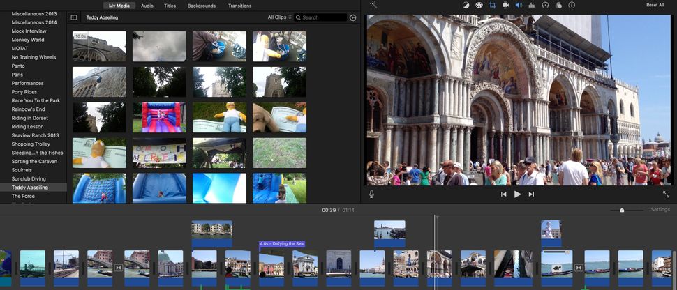 how to cut in imovie 10.1.4