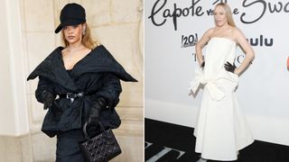 Rihanna and Chloe Sevigny in the leather gloves trend
