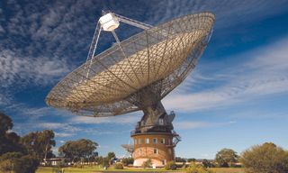 The Parkes radio telescope is an icon of Australian science, and one part of the Australia Telescope National Facility.
