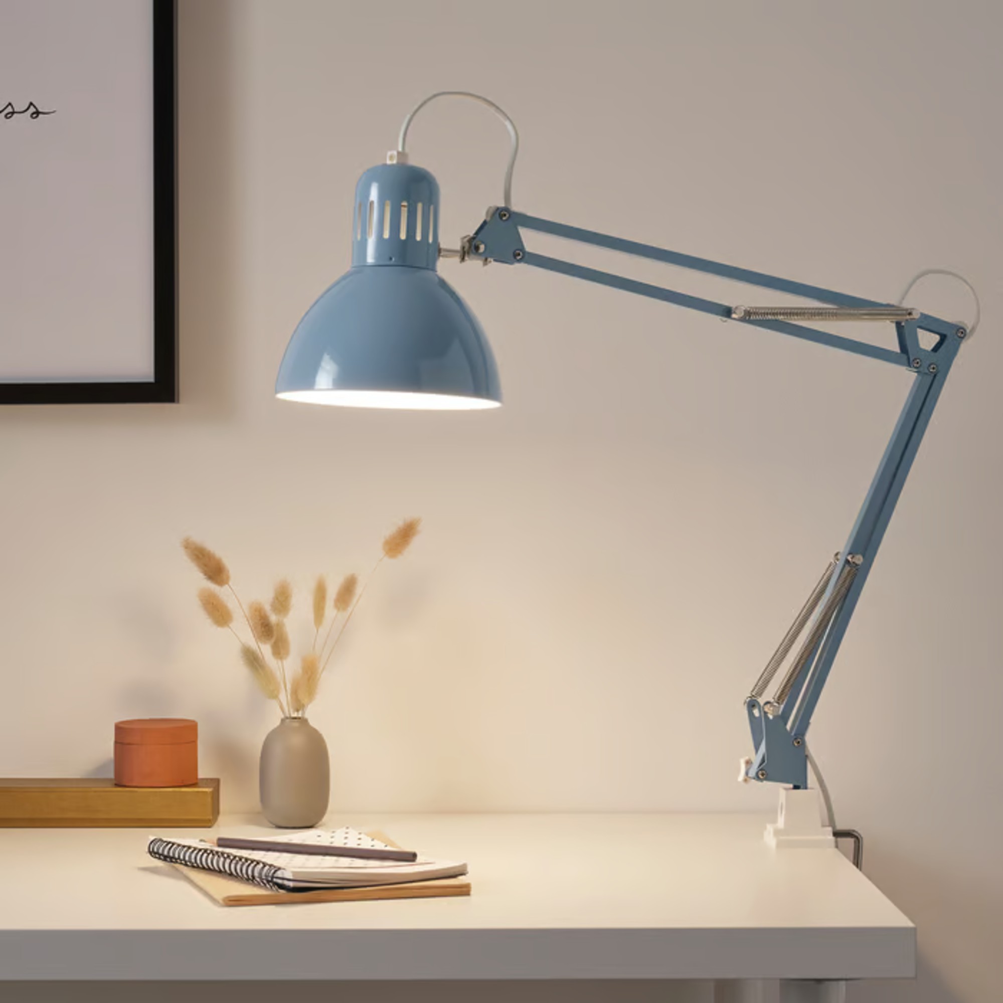 IKEA TERTIAL work lamp on a white desk