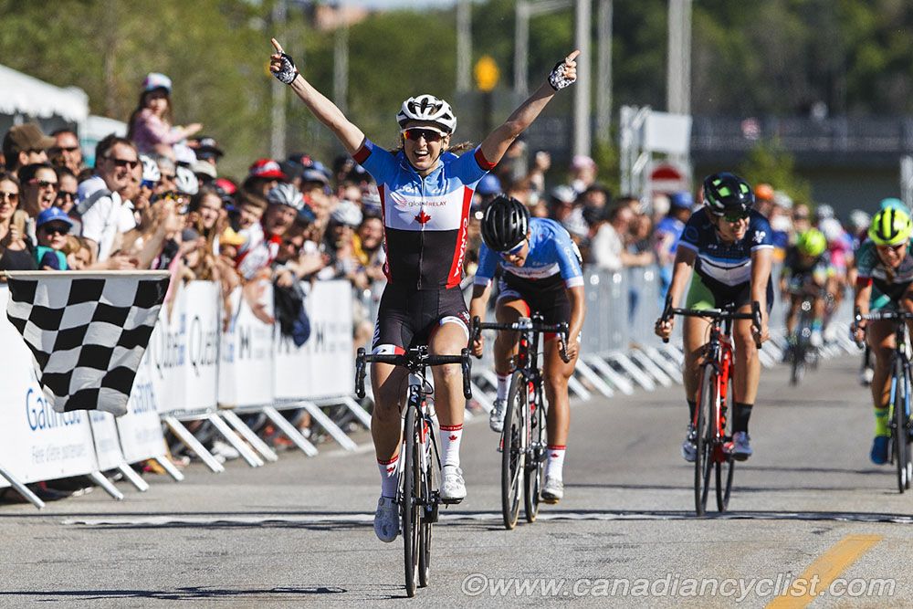 Leah Kirchmann (Team Canada) wins in Gatineau