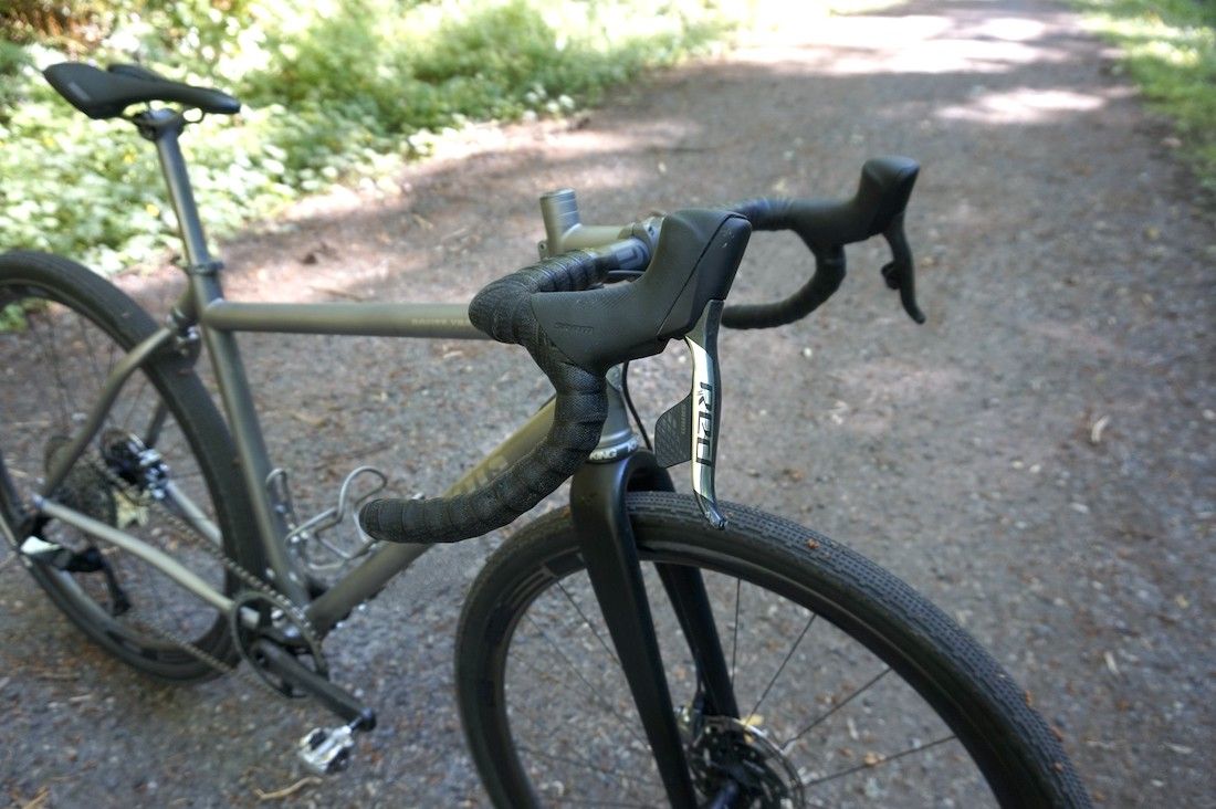 Moots Routt YBB< rear-suspension gravel bike