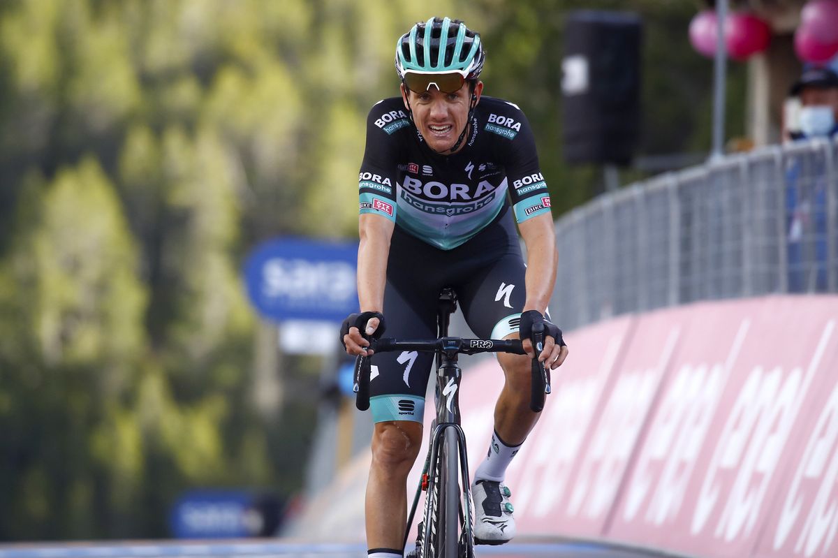 Giro dItalia 2020 103rd Edition 18th stage Pinzolo Laghi di Cancano 207 km 22102020 Patrick Konrad AUT Bora Hansgrohe photo Roberto BettiniBettiniPhoto2020