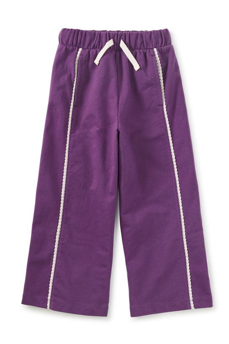 Lace Trim Track Pants