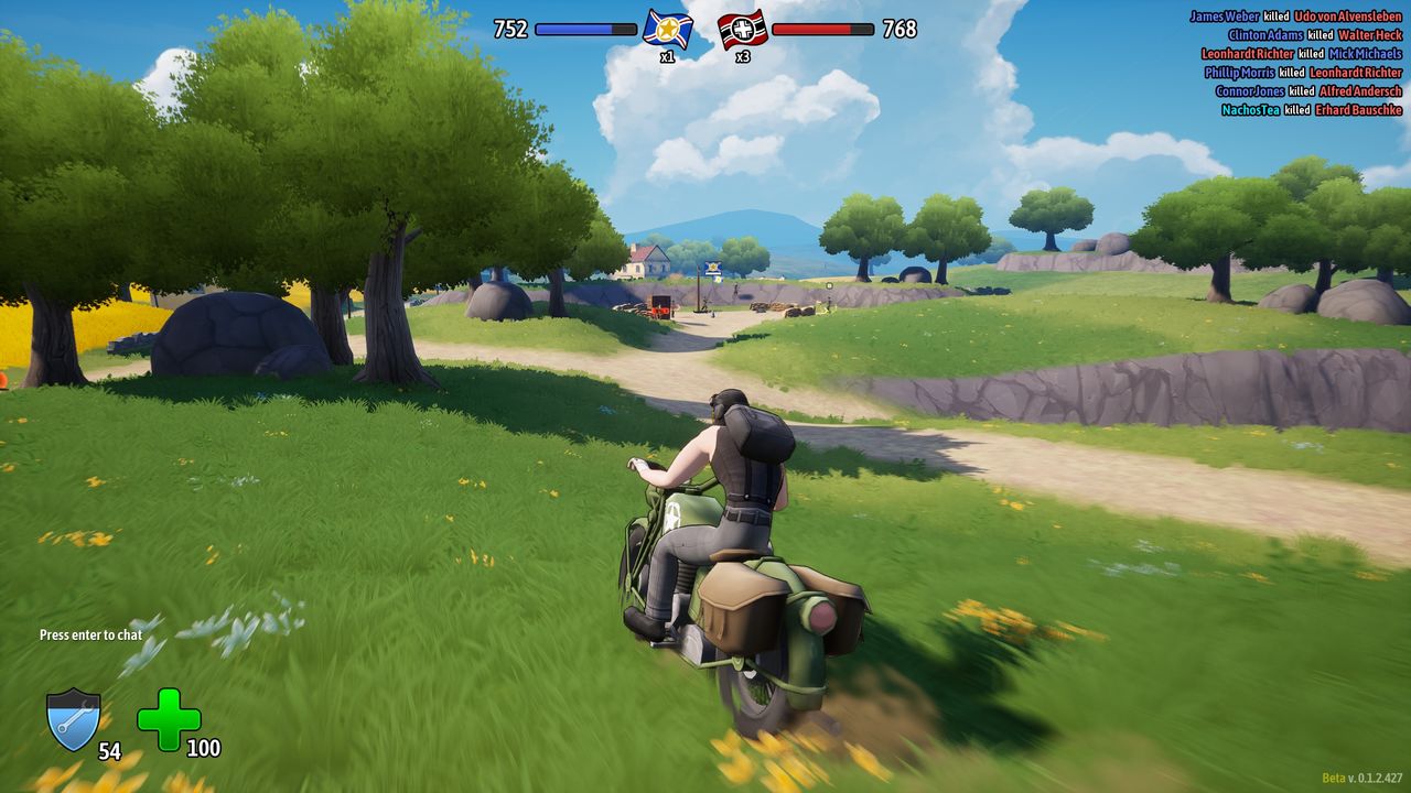 Screenshot from an in-development build of Heroes of Valor