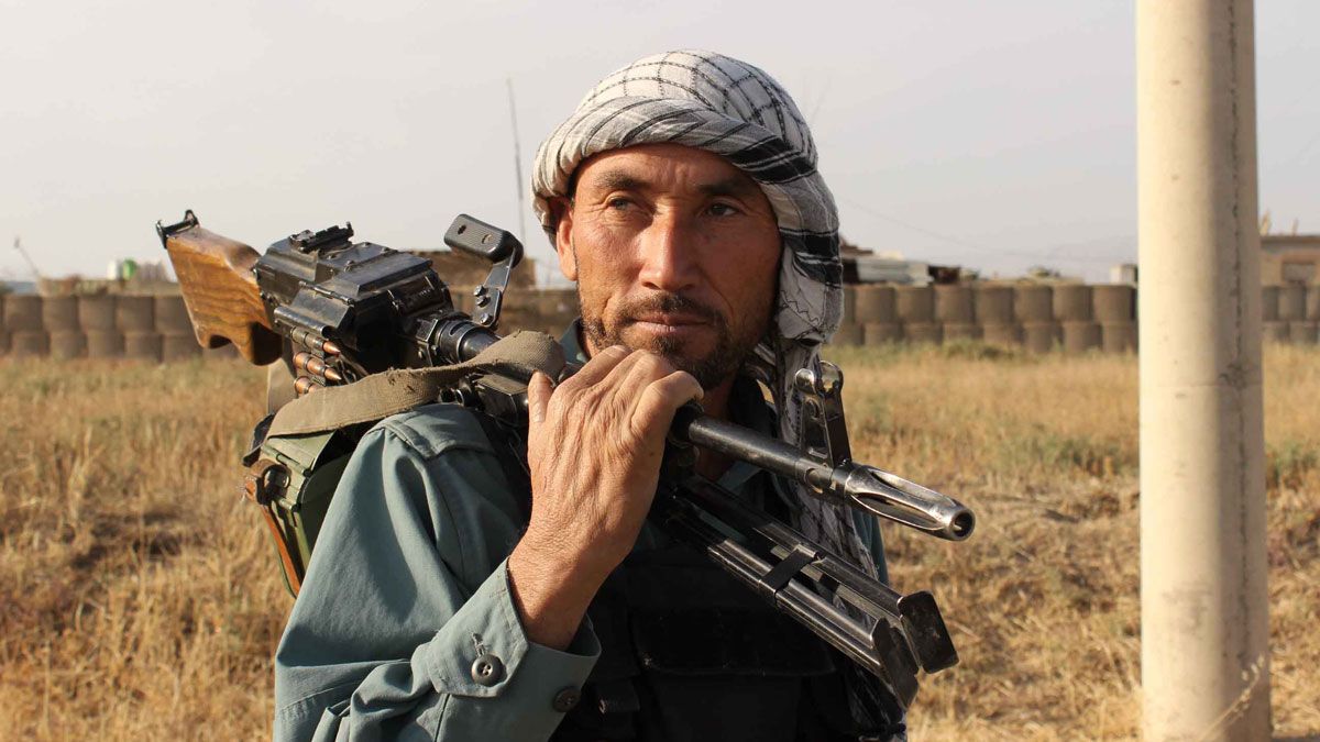 Afghan policeman