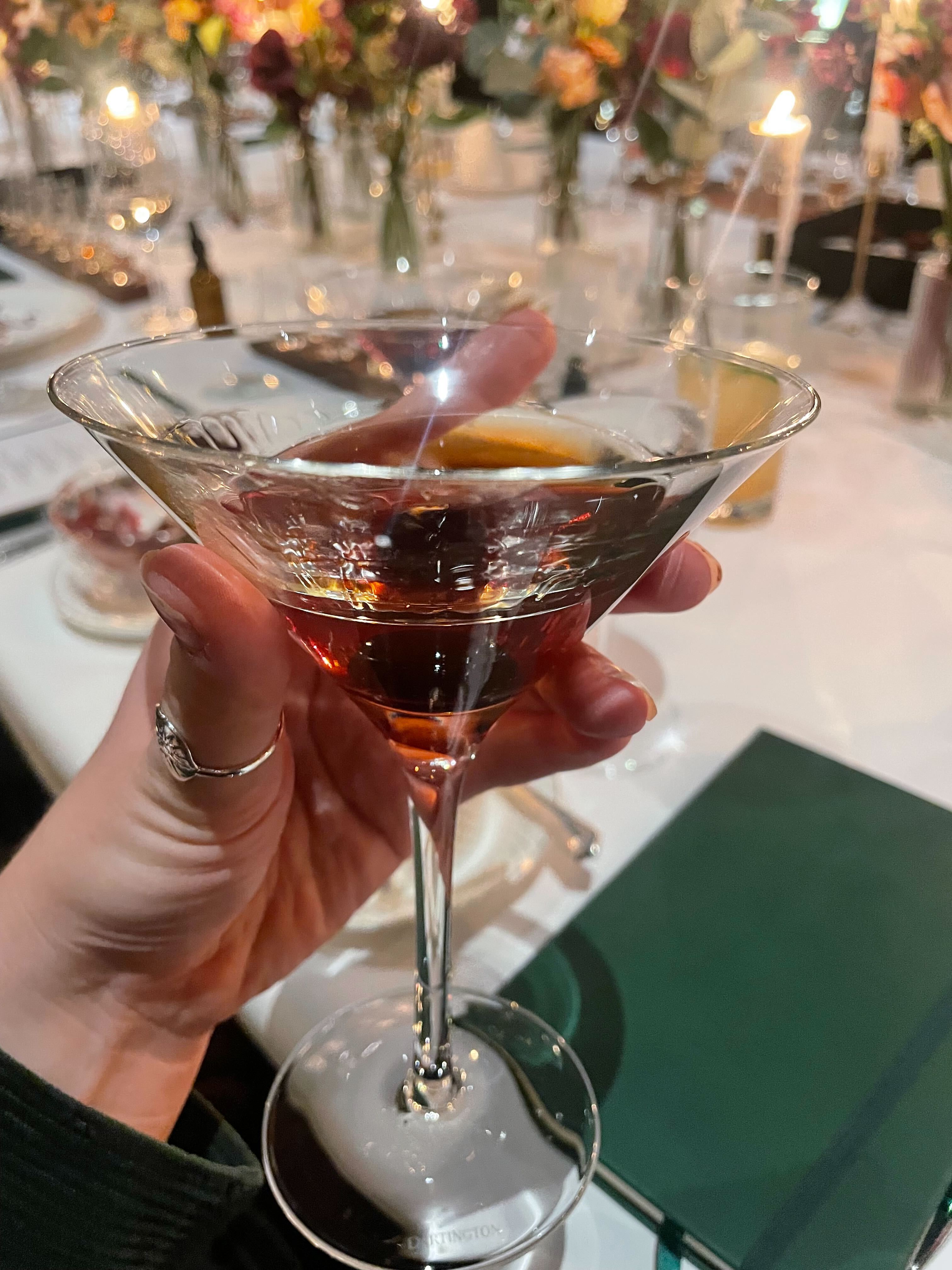an image of the Sazerac 18 in a manhattan cocktail