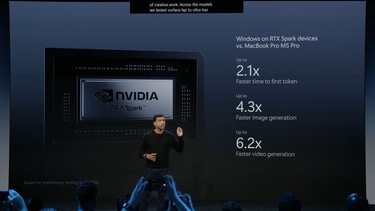 RTX Spark vs MacBook Pro comparison