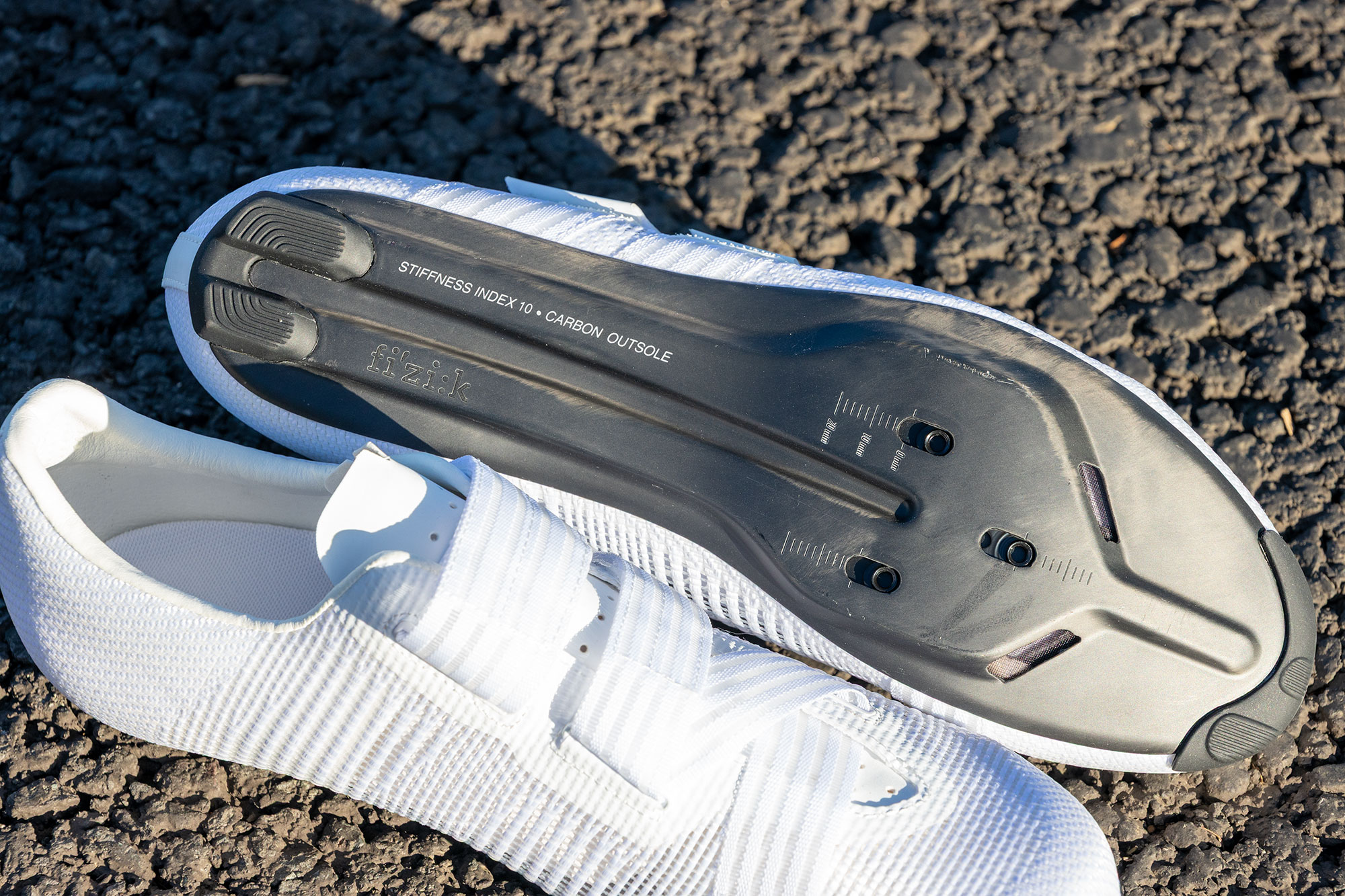 Fizik Powerstrap Aeroweave shoe carbon sole
