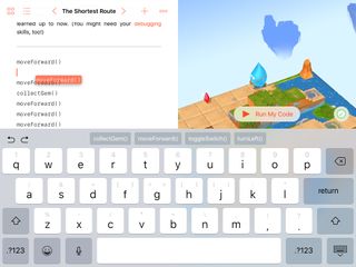 Swift Playgrounds keyboard.