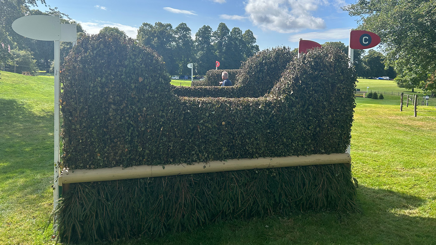Burghley Horse Trials cross-country course