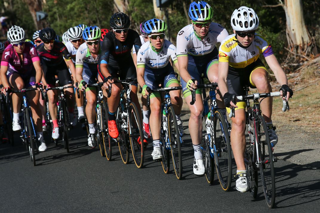 Orica AIS had the numbers during the women's road race