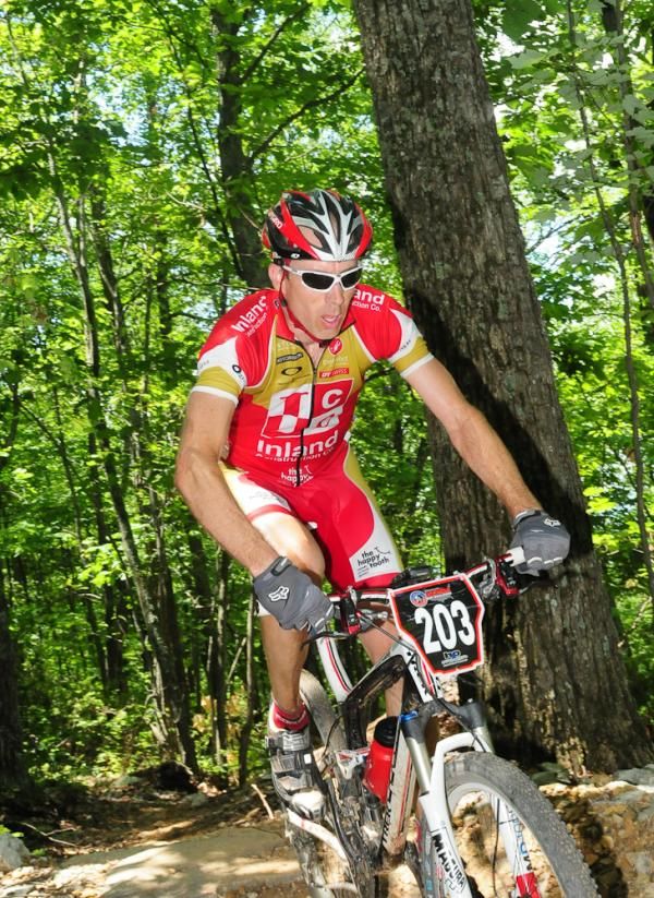 Scott Frederick on a climb