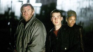 Brendan Gleeson, Cillian Murphy and Naomie Harris in "28 Days Later"