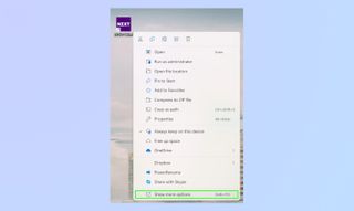 Windows 11 taskbar