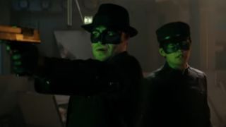 Seth Rogen and Jay Chou in The Green Hornet