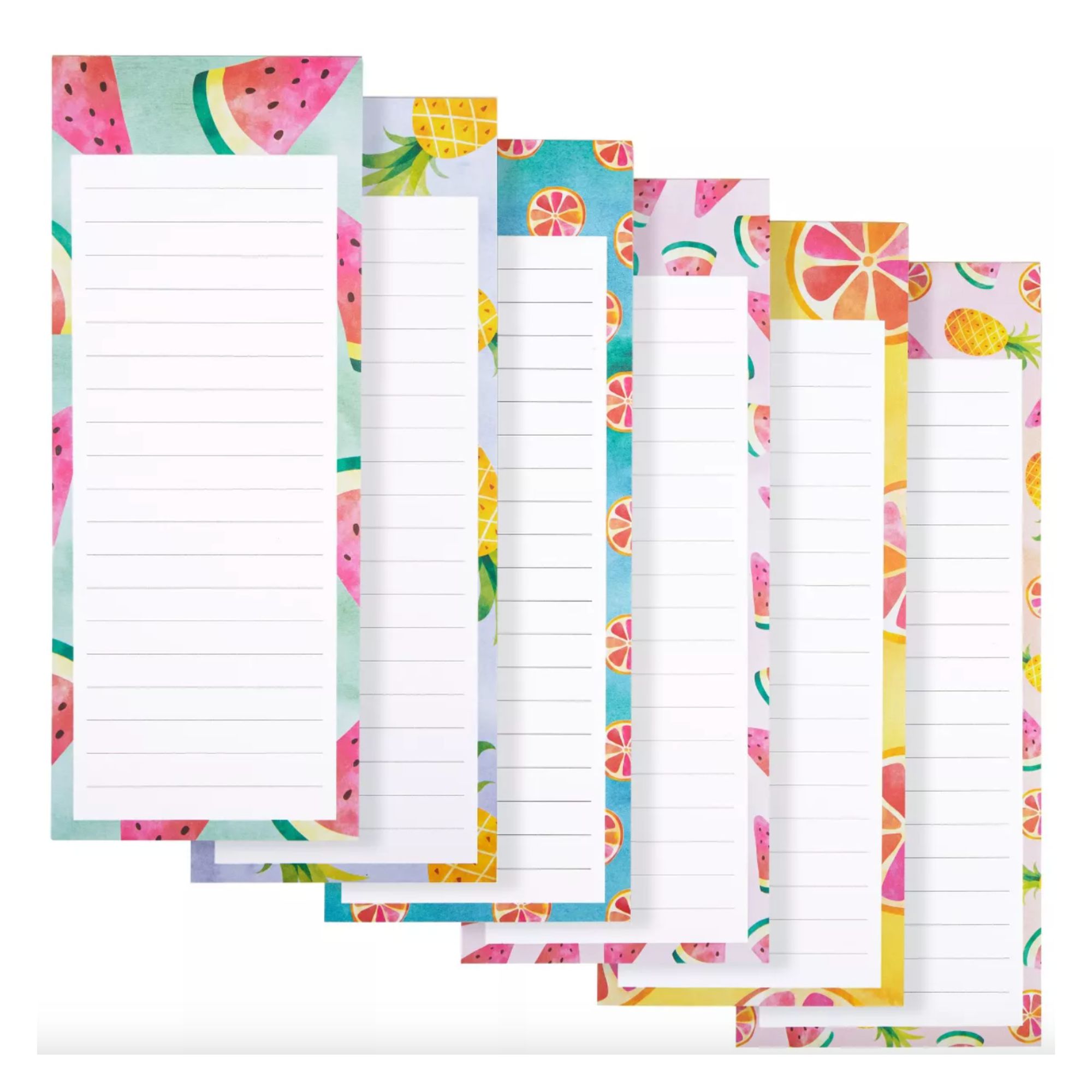 6-Pack Magnetic Grocery List Pad 