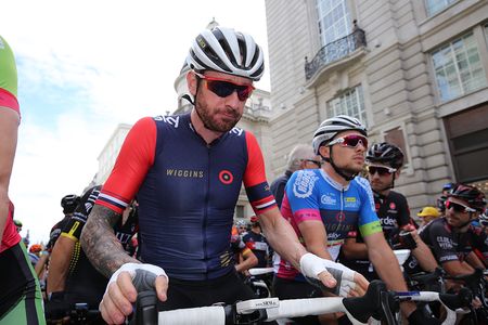 Bradley Wiggins (WIGGINS) at the start line