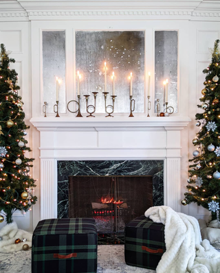 holiday fireplace mantle ideas