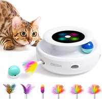 ORSDA 2-in-1 Interactive Cat Toys for Indoor Cats| Was $36.99,