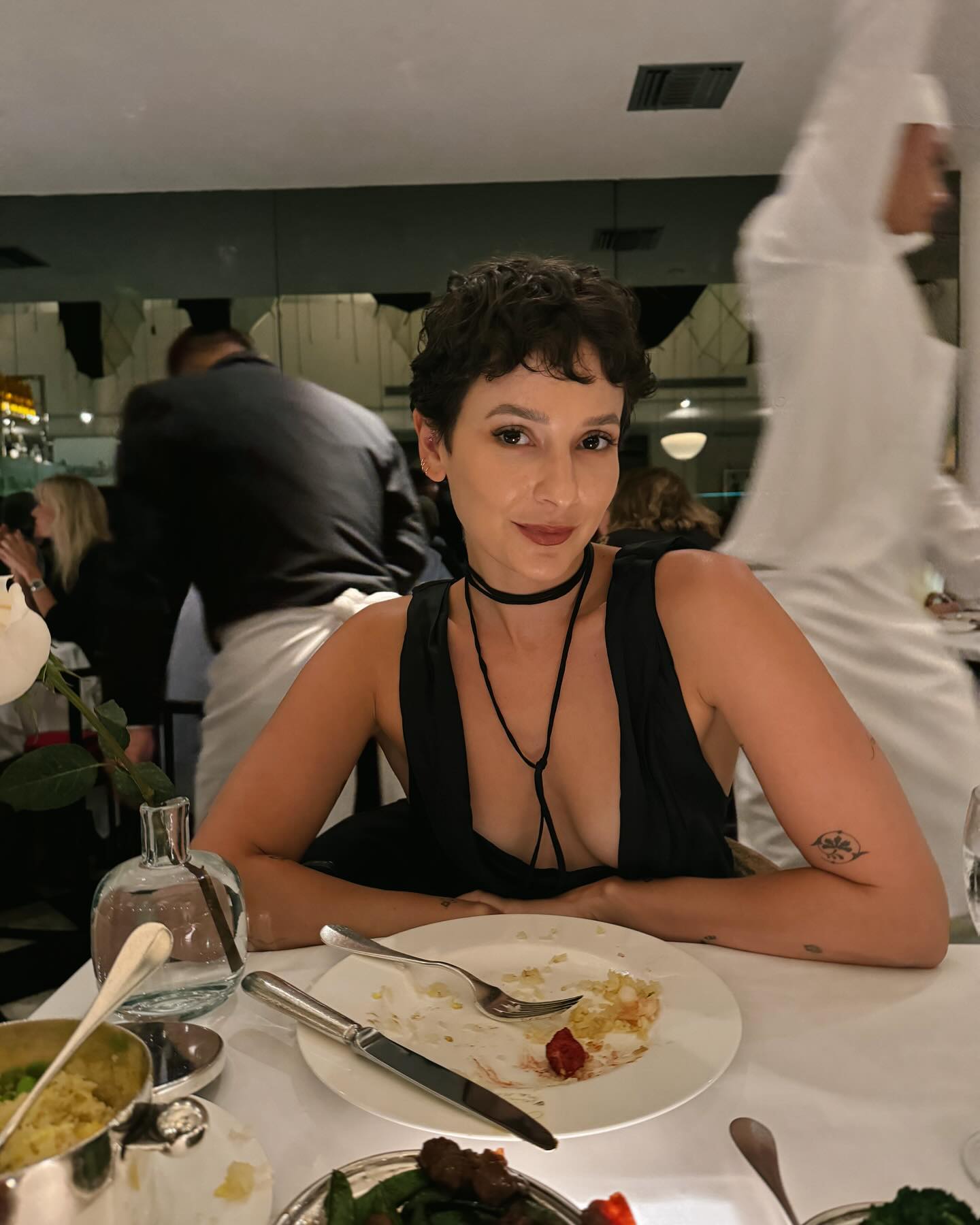 Alyssa Coscarelli with pixie cut