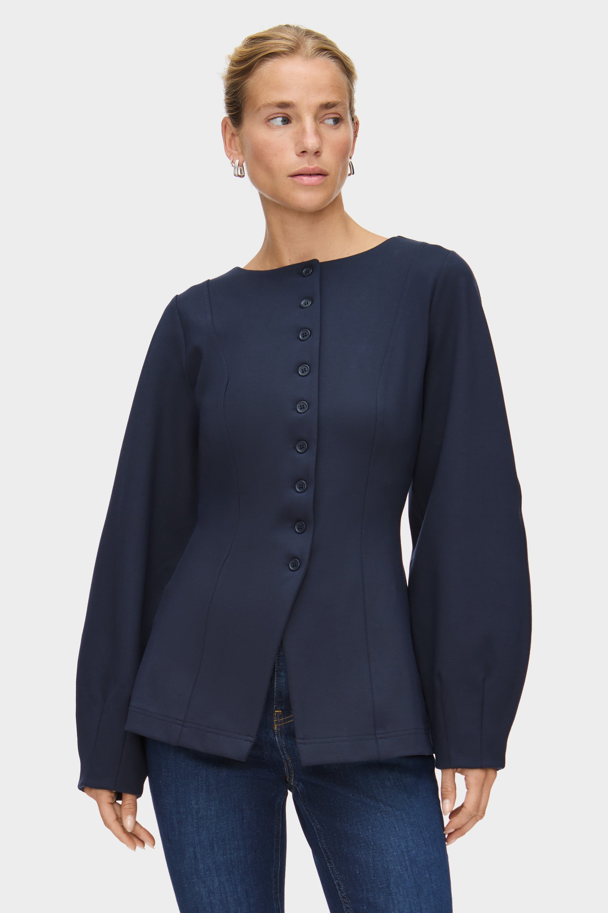 Bonnie Ponte Waisted Blazer