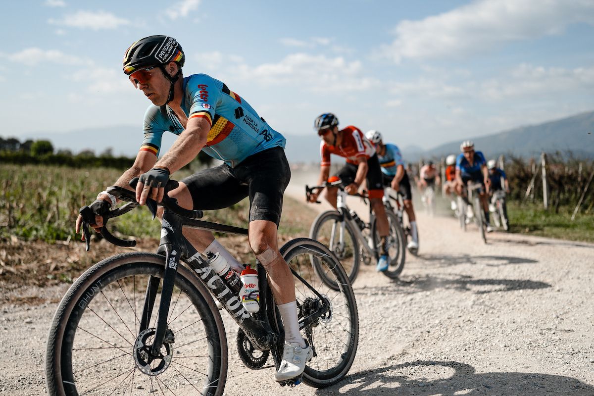 Jan Bakelants competes with Belgian team at 2023 UCI Gravel World Championships in Italy