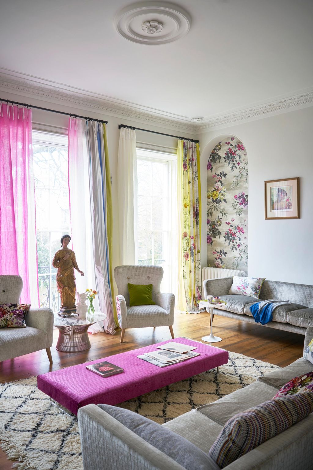 Georgian house in Bristol boasts bold colour and patterns | Livingetc