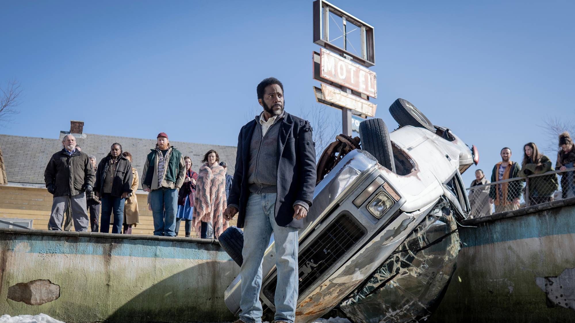 Harold Perrineau as Boyd Stevens in "From" season 3 on MGM+