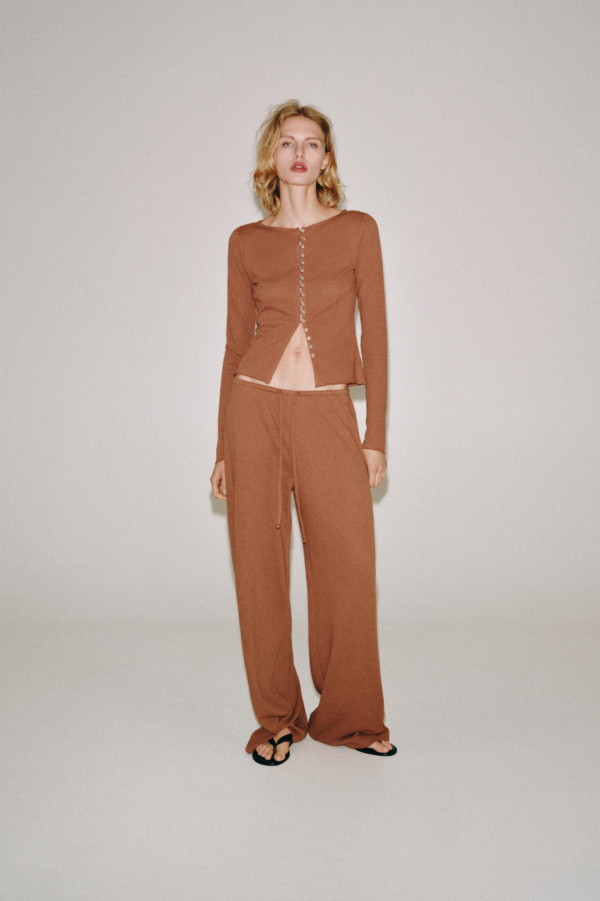 Rustic Button-Up T-Shirt - Dark Russet - S