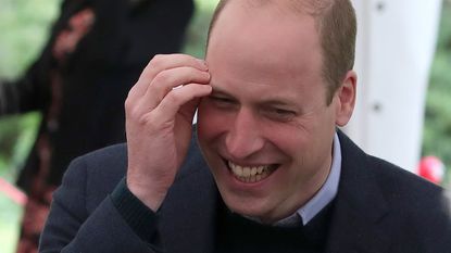 Prince William embarrassed