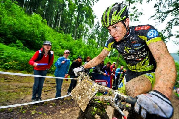 Moritz Milatz (Multivan Merida Biking Team) on his way to winning in Albstadt