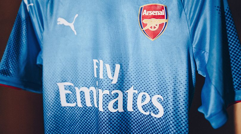 arsenal away blue kit